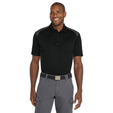 CornerStone Select Snag-Proof Two Way Colorblock Pocket Polo. CS416