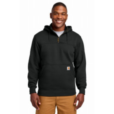Carhartt  Rain Defender  Paxton Heavyweight Hooded Zip Mock Sweatshirt. CT100617