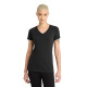 District Women's Perfect Blend CVC V-Neck Tee. DM1190L