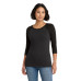 District Women's Perfect Tri 3/4-Sleeve Raglan. DM136L