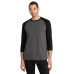 District  Perfect Tri 3/4-Sleeve Raglan. DM136