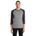 District  Perfect Tri 3/4-Sleeve Raglan. DM136