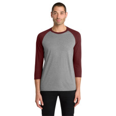 District  Perfect Tri 3/4-Sleeve Raglan. DM136