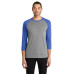 District  Perfect Tri 3/4-Sleeve Raglan. DM136