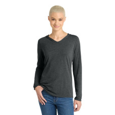 District Women's Perfect Tri Long Sleeve Hoodie. DM139L