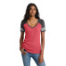 District  Women's Game V-Neck Tee. DM476