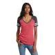 District  Women's Game V-Neck Tee. DM476