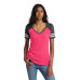 District  Women's Game V-Neck Tee. DM476