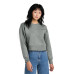 District  Women's Perfect Weight  Fleece Cropped Crew DT1105