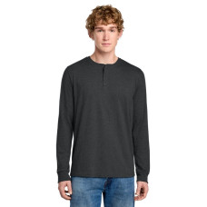 District Perfect Tri Long Sleeve Henley DT145