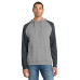 District Young Mens Lightweight Fleece Raglan Hoodie.  DT196