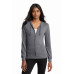 District Women's Fitted Jersey Full-Zip Hoodie. DT2100