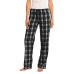 District Women's Flannel Plaid Pant. DT2800