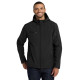 Port Authority Textured Hooded Soft Shell Jacket. J706