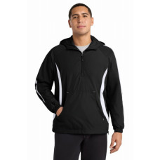 Sport-Tek Colorblock Raglan Anorak. JST63