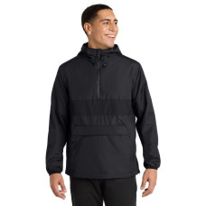 Sport-Tek Zipped Pocket Anorak. JST65