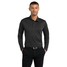 Port Authority Silk Touch Performance Long Sleeve Polo. K540LS