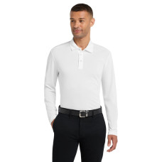 Port Authority Silk Touch Performance Long Sleeve Polo. K540LS