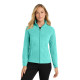 Port Authority Women's Heather Microfleece Full-Zip Jacket. L235 Port Authority Women's Heather Microfleece Full-Zip Jacket. L235