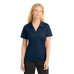 Sport-Tek Women's Dri-Mesh V-Neck Polo.  L469