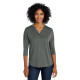 Port Authority Women's Concept 3/4-Sleeve Soft Split Neck Top. LK5433