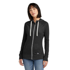New Era Women's Sueded Cotton Blend Full-Zip Hoodie. LNEA122