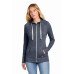 New Era Women's Sueded Cotton Blend Full-Zip Hoodie. LNEA122