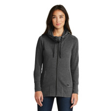 New Era  Women's Tri-Blend Fleece Full-Zip Hoodie. LNEA511