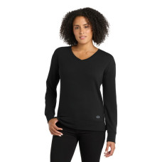 OGIO Ladies Luuma Flex Long Sleeve V-Neck LOG825
