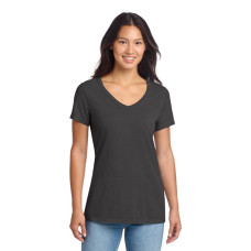 Port & Co Women's Beach Wash Garment-Dyed V-Neck Tee LPC099V