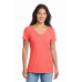 Port & Co Women's Beach Wash Garment-Dyed V-Neck Tee LPC099V