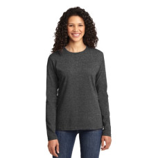 Port & Co Women's Long Sleeve Core Cotton Tee. LPC54LS