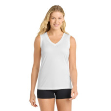 Sport-Tek Women's Sleeveless PosiCharge Competitor V-Neck Tee. LST352