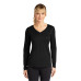 Sport-Tek Ladies Long Sleeve PosiCharge Competitor V-Neck Tee. LST353LS