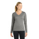 Sport-Tek Women's Long Sleeve PosiCharge Competitor V-Neck Tee. LST353LS