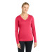 Sport-Tek Women's Long Sleeve PosiCharge Competitor V-Neck Tee. LST353LS