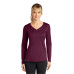 Sport-Tek Ladies Long Sleeve PosiCharge Competitor V-Neck Tee. LST353LS