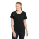 Sport-Tek  Women's PosiCharge  Tri-Blend Wicking Scoop Neck Raglan Tee. LST400