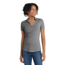 Sport-Tek  Women's PosiCharge  Tri-Blend Wicking Polo. LST405