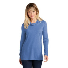 Sport-Tek Women's PosiCharge  Tri-Blend Wicking Long Sleeve Hoodie LST406