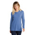Sport-Tek Women's PosiCharge  Tri-Blend Wicking Long Sleeve Hoodie LST406