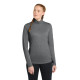Sport-Tek  Women's PosiCharge  Tri-Blend Wicking 1/4-Zip Pullover. LST407