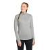 Sport-Tek  Women's PosiCharge  Tri-Blend Wicking 1/4-Zip Pullover. LST407
