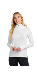 Sport-Tek Women's Sport-Wick Flex Fleece 1/4-Zip. LST561