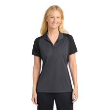 Sport-Tek Women's Colorblock Micropique Sport-Wick Polo. LST652