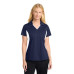 Sport-Tek Women's Side Blocked Micropique Sport-Wick Polo. LST655