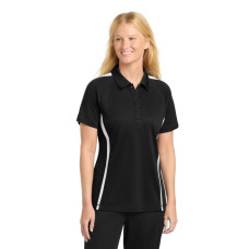 Sport-Tek Women's PosiCharge Micro-Mesh Colorblock Polo. LST685