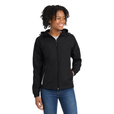 Sport-Tek Women's Colorblock Hooded Raglan Jacket. LST76