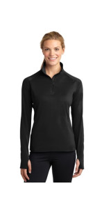 Sport-Tek Women's Sport-Wick Stretch 1/4-Zip Pullover. LST850