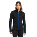 Sport-Tek Women's Sport-Wick Stretch Contrast Full-Zip Jacket.  LST853